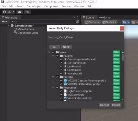 Unity on the Voxel volume 1