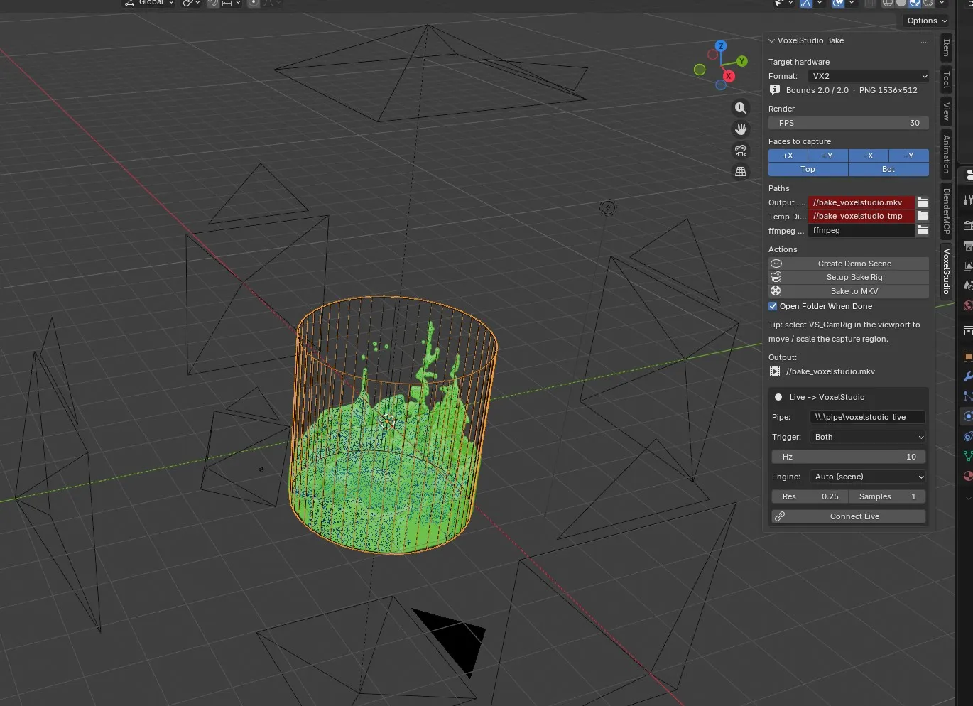Blender on the Voxel volume 1