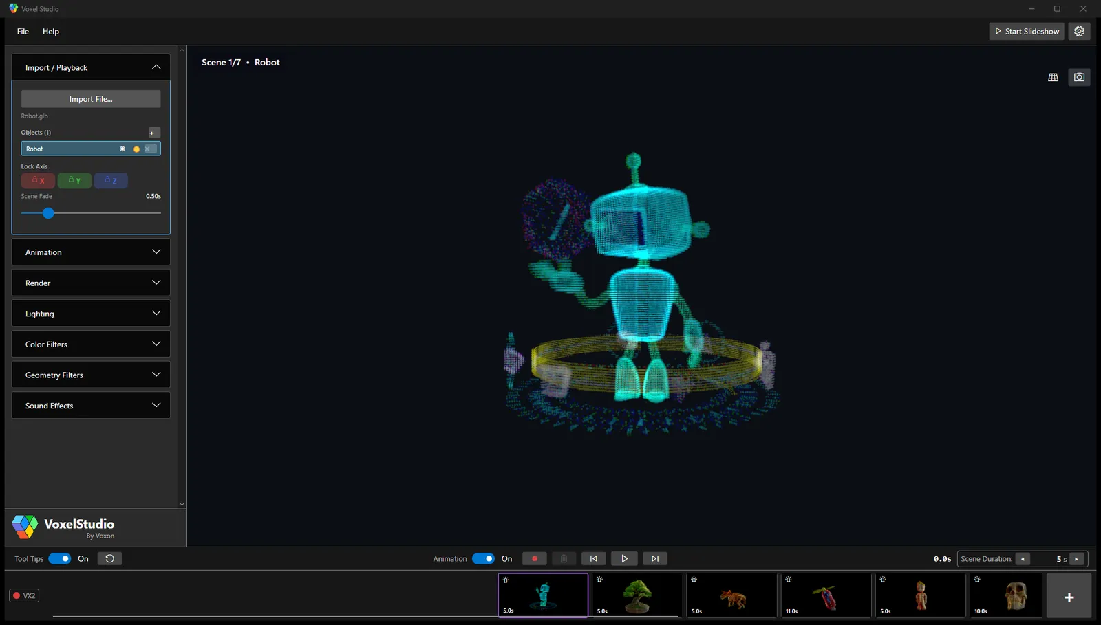 VoxelStudio overview