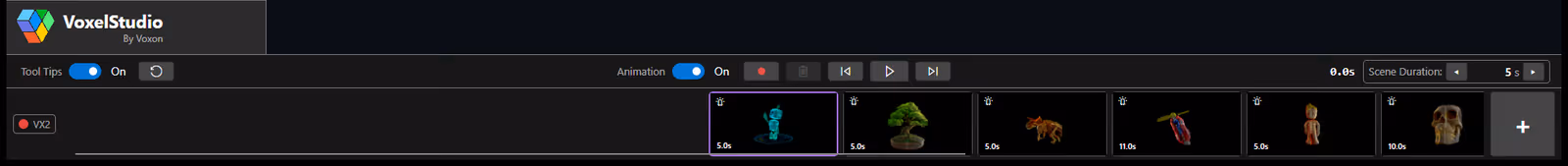 Bottom bar recording controls